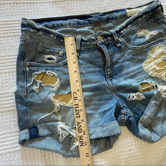 Rag & Bone Distress Women Jean Shorts Size 26 - Picture 2 of 8